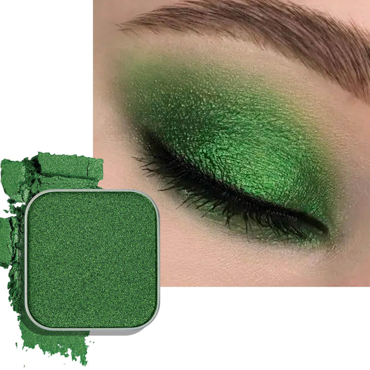 Chameleon Duochrome Eyeshadow, Mauve Taupe with Blue-Green Shift