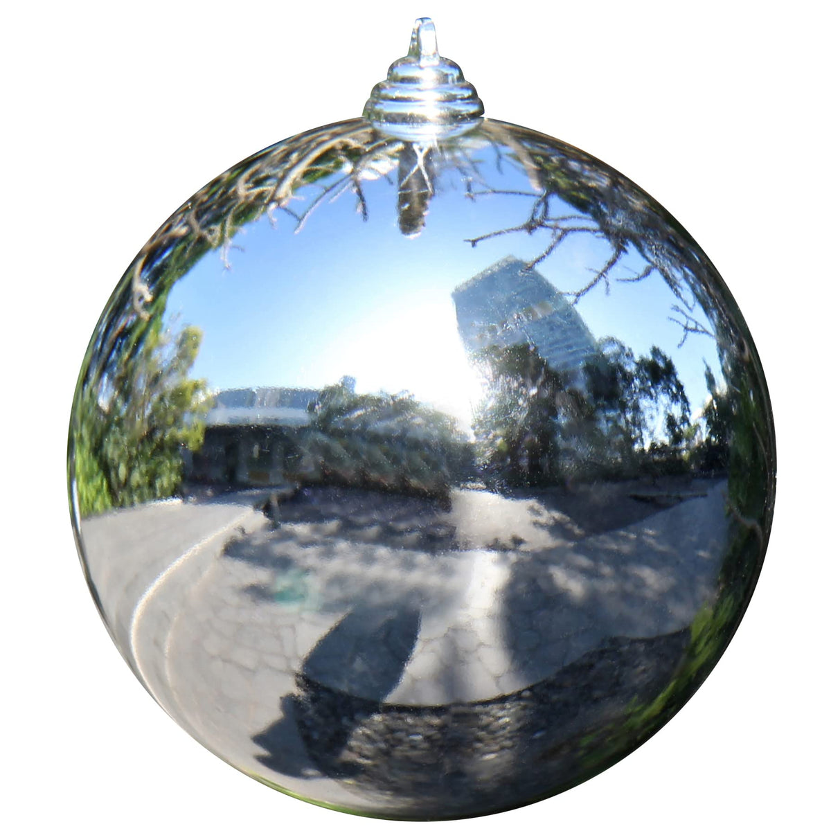 GnFlus Large Shatterproof Christmas Ball Ornaments, Red, 5.9" (2 Pcs), Classic Style, Hanging, Plastic, Christmas, Birthday, New Year, Anniversary, Valentine's Day