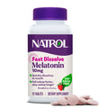Natrol Melatonin 10mg Fast Dissolve Tablets - Strawberry Flavor, 100 Count, Sleep Aids for Adults, Fast Dissolve Melatonin for Adults, 100-Day Supply