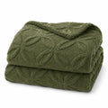 Rust Throw Blanket - Soft & Fluffy Fleece, Cute & Aesthetic, Perfect for Sofa, Couch, Chair, Bed, Living Room & Bedroom, All-Season Use, Plush & Cozy Decorative Blanket