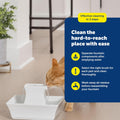 PetSafe Drinkwell Dog and Cat Water Fountain Cleaning Kit, 3 Brushes, Blue, 1 3/8', 1 5/8', 2' brushes (535855) | 3-Brush Set, Plastic-Wrapped Steel Shafts Resist Rust, Flared Sponge Tip for Deep Cleaning, Fits All Drinkwell Fountains