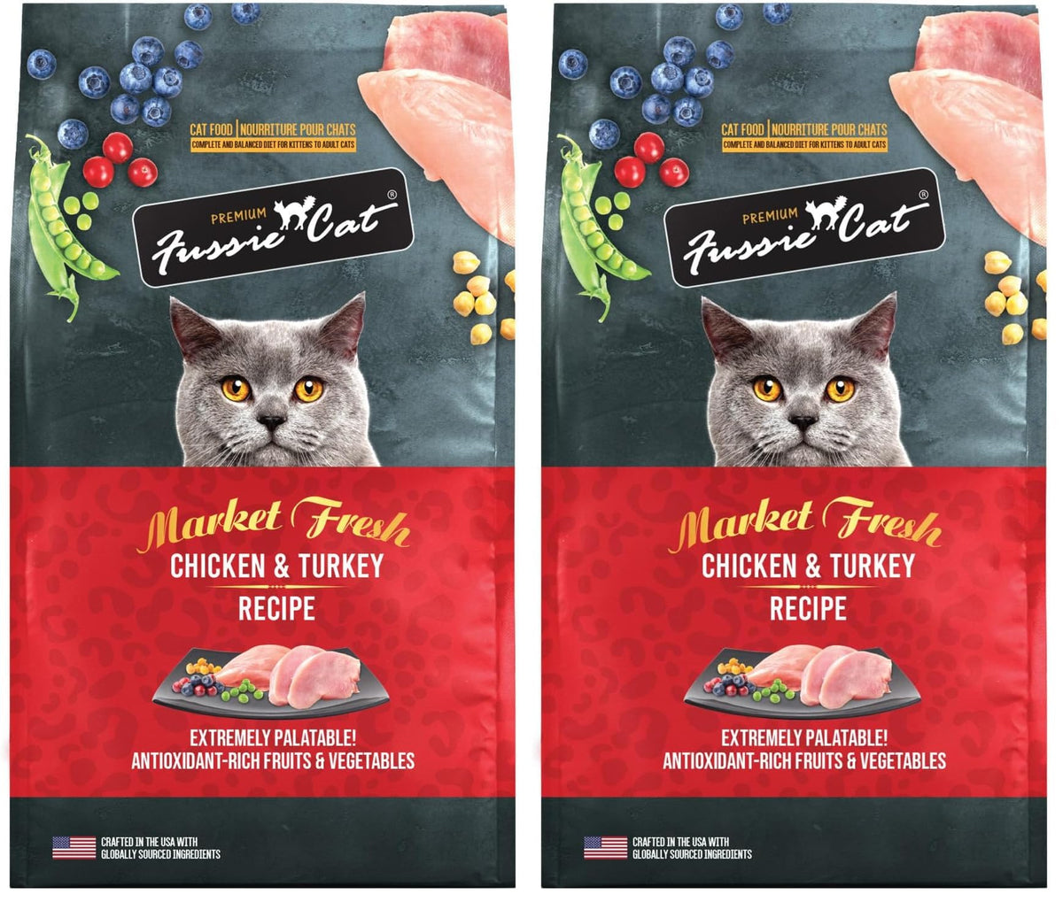 Fussie Cat Market Fresh Salmon Recipe, Dry Cat Food, 3.5lb Bag