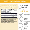 NatureWise Vitamin D3 2000iu (50 mcg) 1-Year Supply for Immune Support, Healthy Muscle Function, and Bone Health - Non-GMO, Gluten Free in Organic Extra Virgin Olive Oil, (Mini Softgel), 360 Count