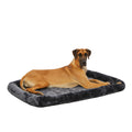 MidWest Homes for Pets QuietTime Dog Bed - White Fleece Bolster, Ultra-Soft and Machine Washable, Fits 42-Inch Crates and Carriers, for Large Breed Dogs