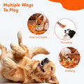 Nocciola Halloween Pumpkin Dog Toys, Hide and Seek Snuffle Plush Dog Toy for Small Dogs, Puppy Squeaky Toy with Crinkle Papers for Boredom