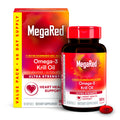 MegaRed - Omega-3 Krill Oil 350mg Softgels (130 Count in A Bottle), EPA & DHA Omega-3 Fatty Acids with No Fishy Aftertaste Unlike Fish Oil, Contains Antioxidant Astaxanthin