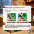 PETKARAY Christmas Tree Cat Cave Bed for Indoor Cats, Cozy Felt Cat House