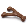 Benebone Wishbone Chew Toy for Aggressive Chewers, Pumpkin Spice, Small
