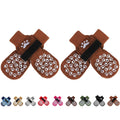 Anti Slip Dog Socks to Prevent Licking Paws, Dog Shoes for Hot Pavement, Dog Booties for Small Medium Large Senior Dogs, Traction Control Boots & Paw Protectors for Hardwood Floors