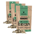 Vital Essentials Freeze Dried Minnows Cat Treats | Single Ingredient | Premium Quality | Grain Free, Healthy Treats for Cats, 1 oz Bag