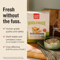 The Honest Kitchen Human Grade Wholemade™ Dehydrated Whole Grain Dog Food - Complete & Balanced Meal or Topper - Chicken, 10 Pound (makes 40 Pounds)