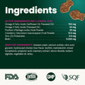 VetriScience Hairball Control Chews for Cats, Omega-3 and Fiber Supplement, Support Digestion and Skin and Coat, Tasty Small Bites, Chicken, 60 Count