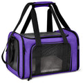 Henkelion Cat Carriers Dog Carrier Pet Carrier For Small / Medium Cats Dogs Puppies (Up To 15lbs), TSA Airline Approved Small Dog Carrier Soft Sided, Collapsible Waterproof Travel Puppy Carrier - Grey