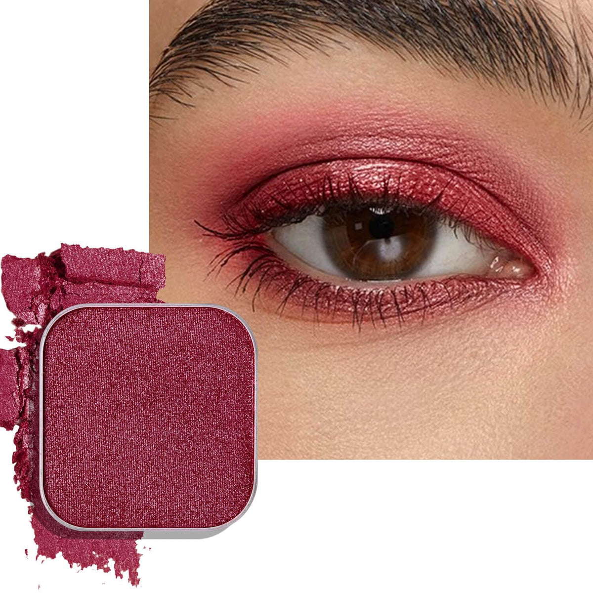 Chameleon Duochrome Eyeshadow, Mauve Taupe with Blue-Green Shift