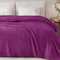 Exclusivo Mezcla Soft Plush Fleece Throw Blanket for Couch Camel