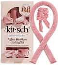 Kitsch Satin Heatless Curls Overnight Set - Sunset Tie Dye