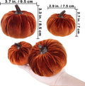 Winlyn 16 Pcs Assorted Small Faux Rustic Harvest Velvet Pumpkins Decorative Rust Orange Gold Olive Gray Fabric Pumpkins Foam Pumpkins Farmhouse Fall Thanksgiving Halloween Table Centerpiece Decor