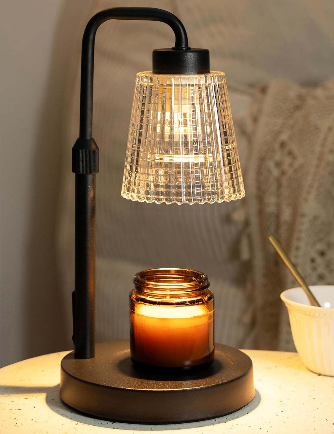GODONLIF Candle Warmer Lamp with Timer, Birthday Gifts for Women Home Decor | 24h Cycle Timer Dimmable Wax Melt Warmer with 2 Bulbs, Fall Decor for Home Living Room Halloween Decorations Gifts for Mom
