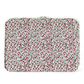Puffy Laptop Sleeve 13 Inch Cute Quilted Laptop Protective Case Padded Floral Computer Sleeve for MacBook (A-Blue, 13 Inch)
