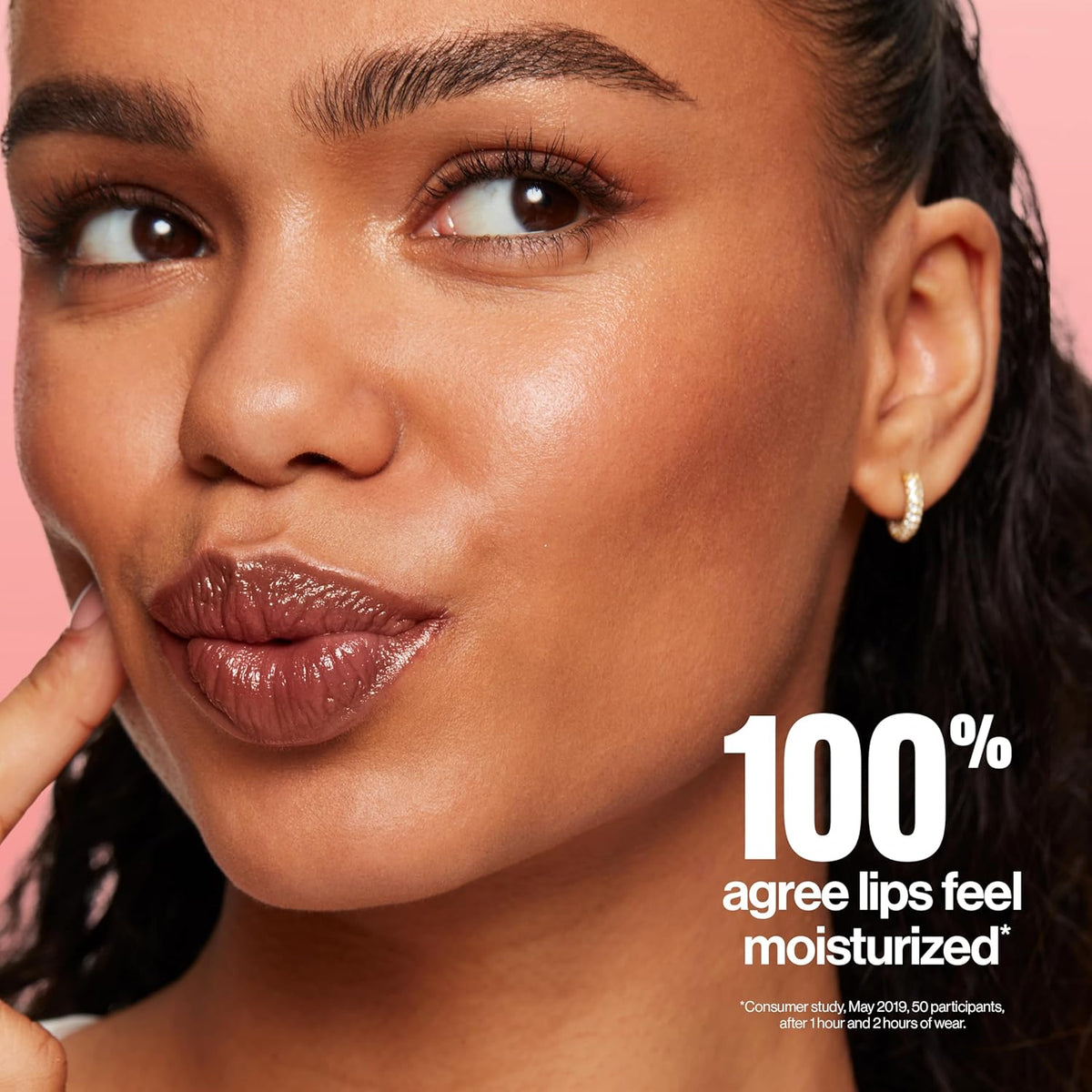 REVLON Super Lustrous Glass Shine Balm, Sheer Glossy Tinted Lip Balm, Hydrating Formula with Hyaluronic Acid, Aloe & Rose Quartz, 004 Nude Illuminator, 0.11 oz