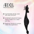 Ardell Press On Lashes Wispies Natural – Pre Glued Underlash Extension Wispy Lash Clusters No Glue Needed DIY Cluster Eyelash Extensions, Black, 100 ct