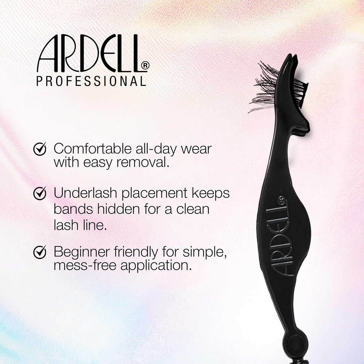 Ardell Press On Lashes Wispies Natural – Pre Glued Underlash Extension Wispy Lash Clusters No Glue Needed DIY Cluster Eyelash Extensions, Black, 100 ct