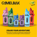 CamelBak Crayola Chug Water Bottle 25oz, Green | Fast Flow Chug Lid, Slim Portable Design, Durable Tritan Renew Bottle, Dishwasher Safe Design, Crayola Color Collection