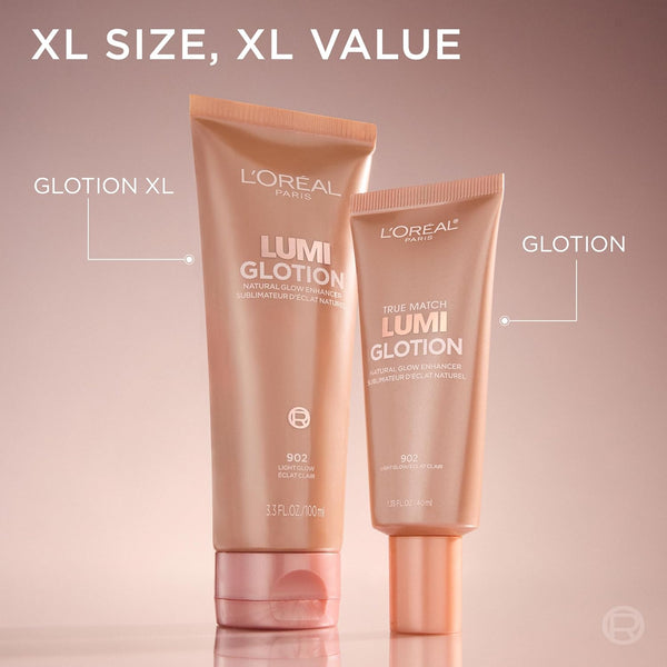 L'Oreal Paris Makeup True Match Lumi Glotion, Natural Glow Enhancer, Illuminator Highlighter, Bronzing Drops For a Sun-Kissed Glow, 903 Medium