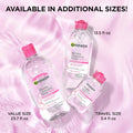 Garnier Micellar Water, Facial Cleanser & Makeup Remover, 3.4 Fl Oz