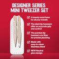 Revlon Designer Series 2-Piece Mini Tweezer Set For Travel