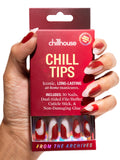 Chillhouse - Chill Tips, Press on Nails Kit - Sea Siren (Almond) - 30 Nail Shapes & Sizes - Up to 2 Weeks of Wear - Customizable Fit - Reusable - Latina Founded & Women Owned - Beauty & Self Care