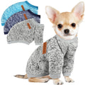 3 Pack Dog Sweaters for Small Dogs Girl Boy Winter Fleece Clothes Warm Soft Dog Sweatshirt Outfit for Dogs Cats Pet Apparel