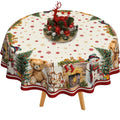 Fall Thanksgiving Tablecloth Waterproof Pumpkin Table Cloths for Autumn Harvest Indoor Outdoor Dining Room Decor-60 * 84" Oval