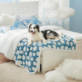 LE SURE Waterproof Dog Blankets for Small Dogs Cute Cozy 3D Jacquard,25x35