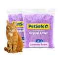 PetSafe ScoopFree 4.3 lb Bags (2 Pack) Premium Crystal Cat Litter - Outperforms Clay Litter - Refill Packs - Reusable Tray Compatible - Fresh Scent