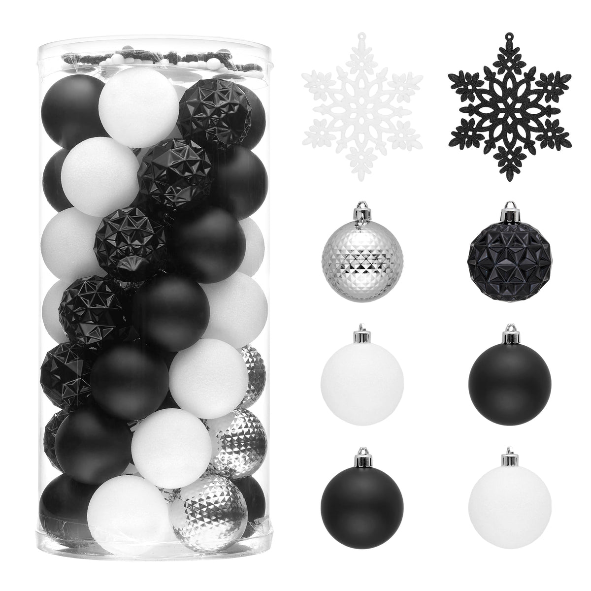 Valery Madelyn 50ct Christmas Tree Decorations Ball Ornaments 2 Inches