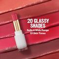 REVLON Super Lustrous Glass Shine Balm, Sheer Glossy Tinted Lip Balm, Hydrating Formula with Hyaluronic Acid, Aloe & Rose Quartz, 008 Rum Raisin, 0.11 oz