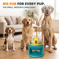 2-in-1 Dog Puzzle Toy, Interactive Treat Dispensing Ball