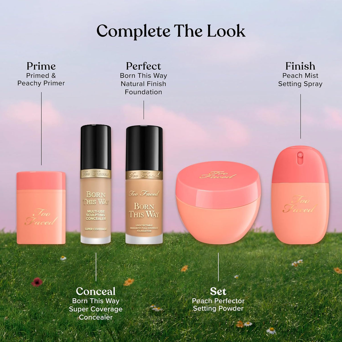 Too Faced Primed & Peachy Hydrating Face Primer | Smoothing and Hydrating Makeup Primer that Preps Skin for Flawless Makeup Application with Dewy Finish, 1.01 Fl Oz