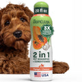 TropiClean 2-in-1 Dog Shampoo and Conditioner, Moisturizing Dog Detangler, Puppy Safe, Made in the USA, Papaya Scent, Cat & Kitten Safe, 20oz.