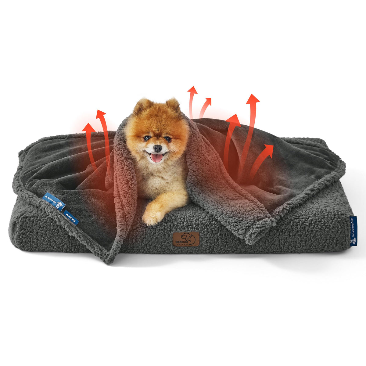 Bedsure Waterproof Dog Blankets for Small Dogs Soft Cat Blanket Warm,25X35