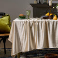 Christmas Gold Velvet Table Cloth Rectangle Table Fall French Table Cloth