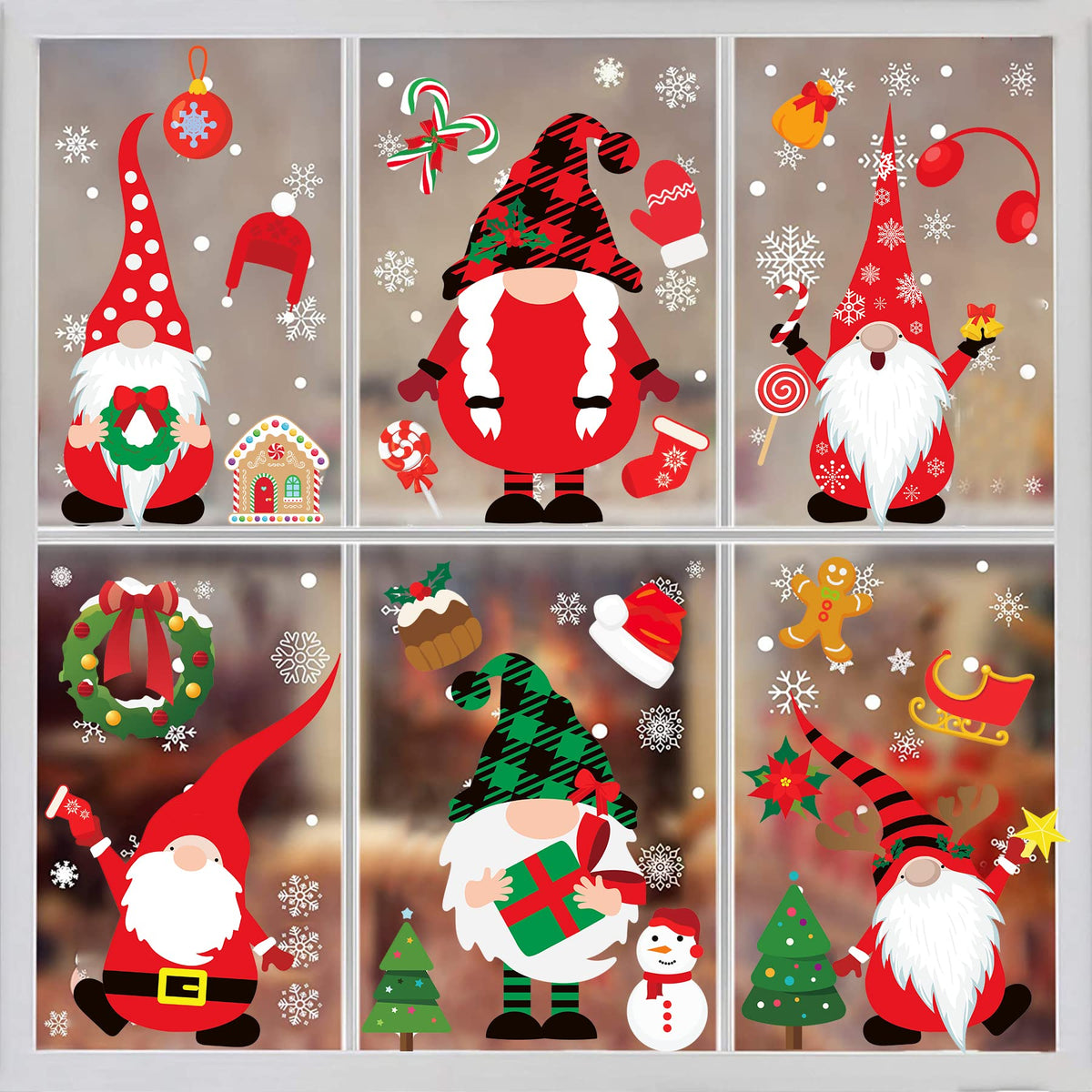 Fall Decorations 324 PCS Fall Window Clings Stickers Decorations