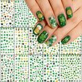 Halloween Nail Art Stickers Cute Ghost Pumpkin 3D Self-Adhesive Nail Decals Bat Cat Skull Designs Nail Decorations Halloween DIY Manicure Supplies for Women Girls&Kids 6Pcs