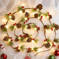 20LED Christmas Pine Cones String Lights Battery Operated