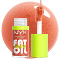 NYX PROFESSIONAL MAKEUP Fat Oil Lip Drip, Moisturizing Lip Oil Gloss, Vegan Tinted Formula, Up to 12 HR Hydration - Follow Back (Shimmering Warm Nude)