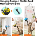 Potaroma 2 Pcs Flapping Butterfly Interactive Cat Toys with Catnip