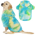 Tie-Dye Dog Hoodie Sweaters for Large Dogs Designed Dog Clothes