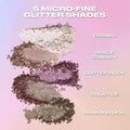 Urban Decay 24/7 Moondust Glitter Eyeshadow Single, Buildable Sparkly Eye Glitter, Long-lasting Shimmer Finish, Reflective Iridescent Eye Shadow Topper, Wet Look Effect - 0.06 oz