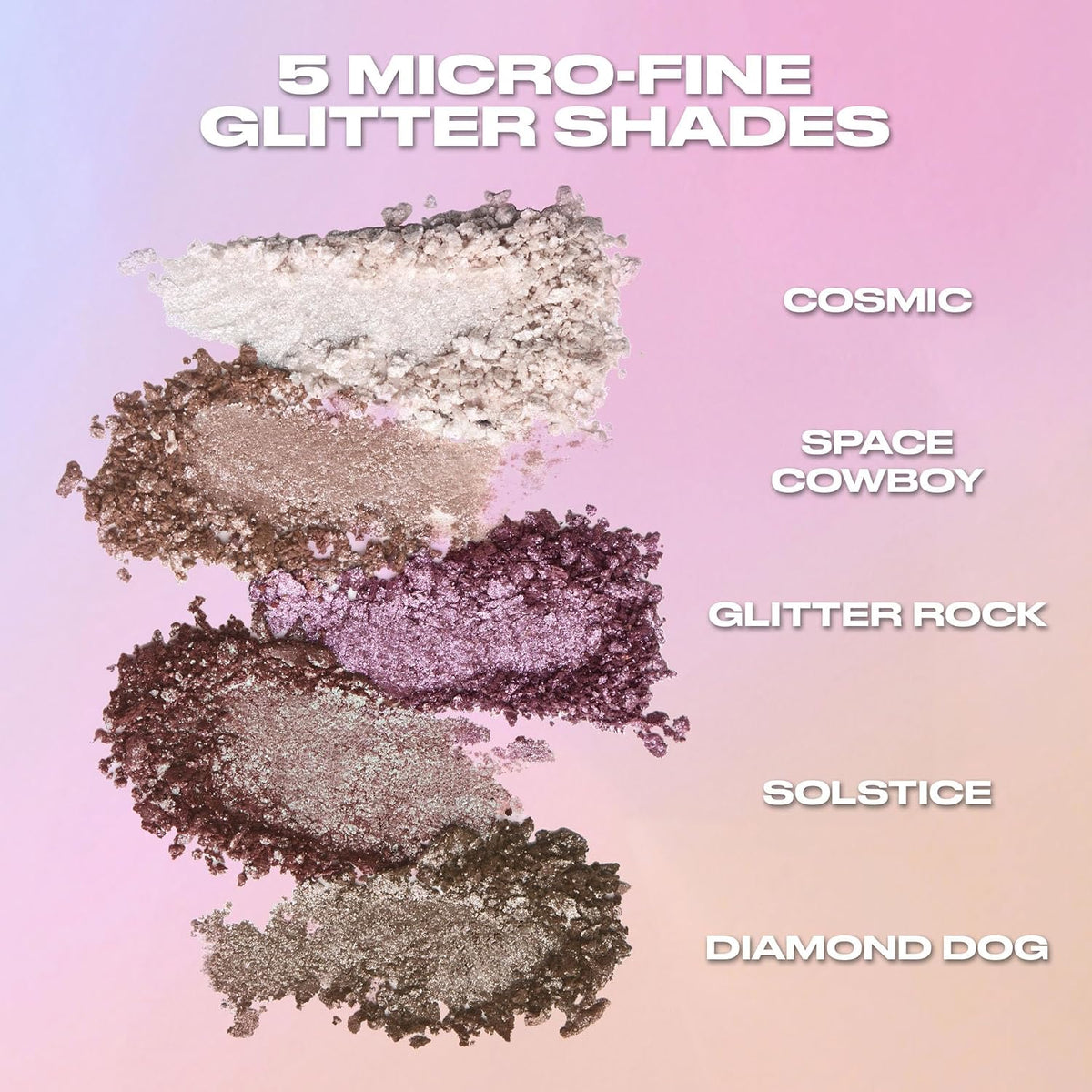 Urban Decay 24/7 Moondust Glitter Eyeshadow Single, Buildable Sparkly Eye Glitter, Long-lasting Shimmer Finish, Reflective Iridescent Eye Shadow Topper, Wet Look Effect - 0.06 oz